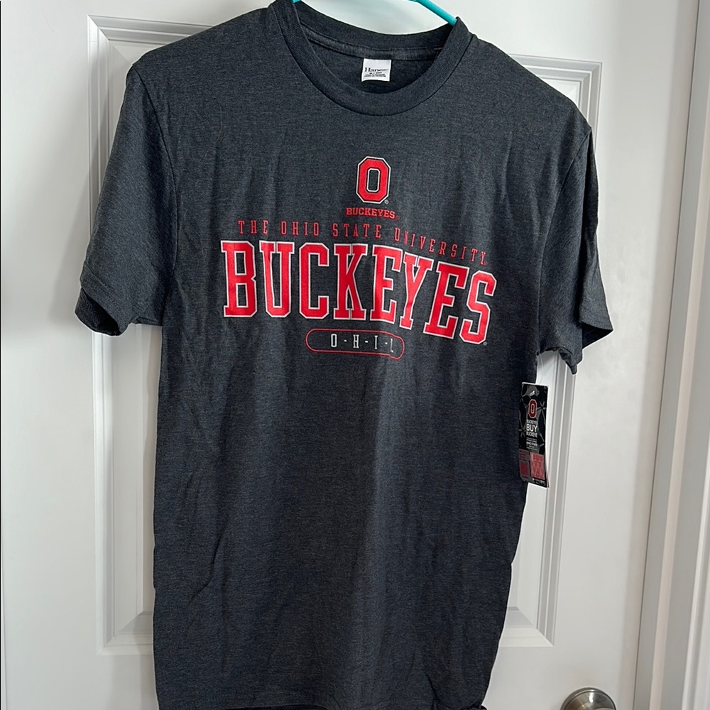 NWT Gray Short Sleeve Ohio State Buckeyes